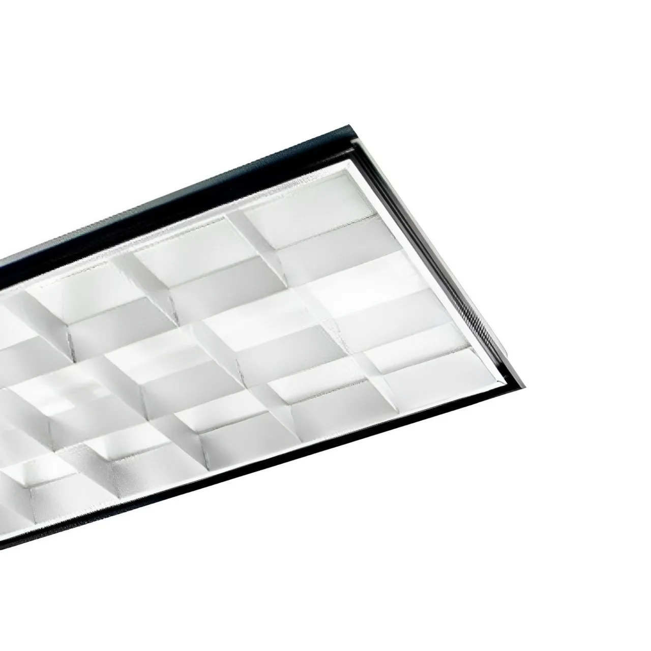 2x4 T8 LED Ready Parabolic Troffer, Triple-Lamp, Non-Shunted, Single/Double Ended