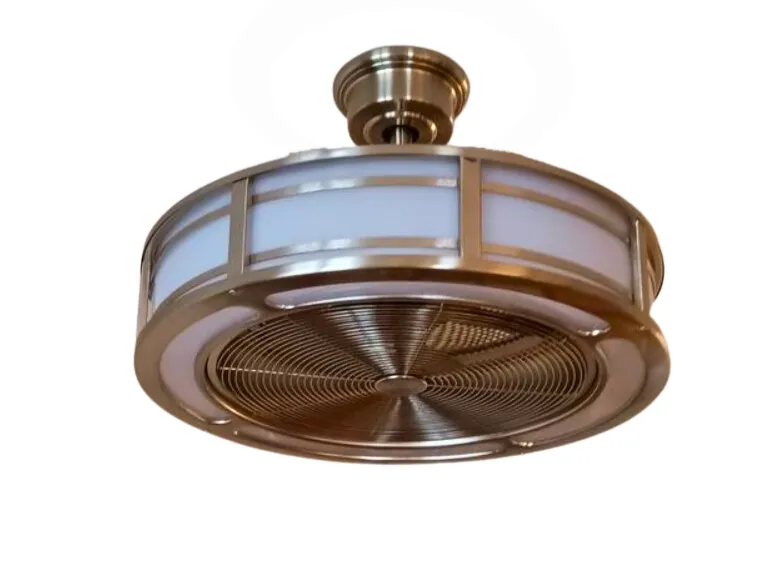 Brette II 23 in. LED Indoor/Outdoor Espresso Bronze Ceiling Fan with Light and Remote Control