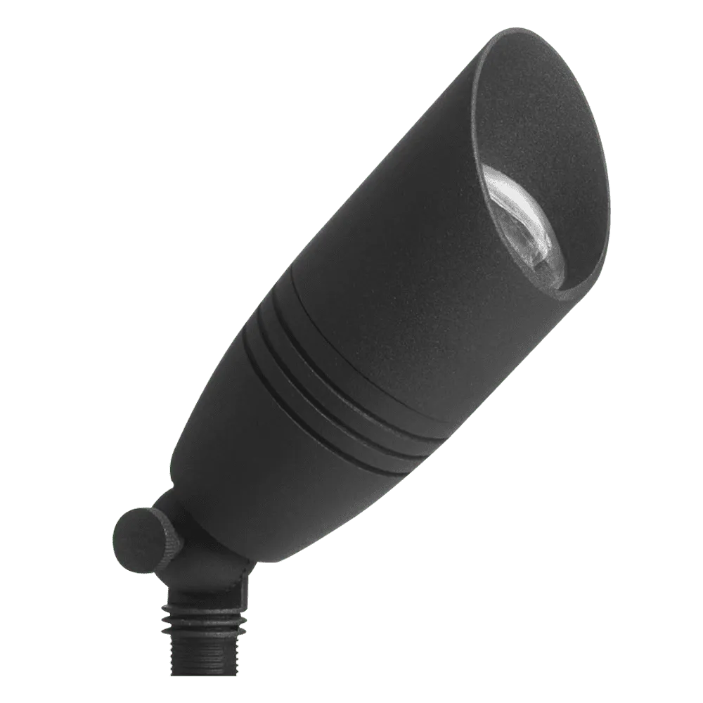 DL05 30 Pack Low Voltage LED Smooth Bullet Directional Outdoor Spotlight with 5W 3000K Bulb