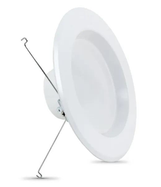 Feit Electric LEDR56/950CA/6 5/6 in. 75W Replacement Daylight Dimmable LED Recessed Downlight, Color Temperature 5000K, Wattage 10.2W, Voltage 120V - 6 Pack