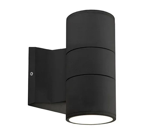 Kuzco Lighting EW3207-BK LED Lund Outdoor Sconce Wall Light 120V Black Finish