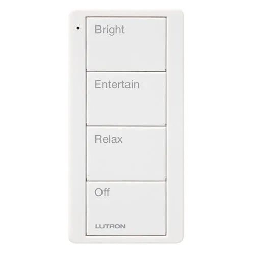 Lutron PJ2-4B-GWH-P03 Lutron Pico Wireless Control - 4-Button Any Room Scene - White