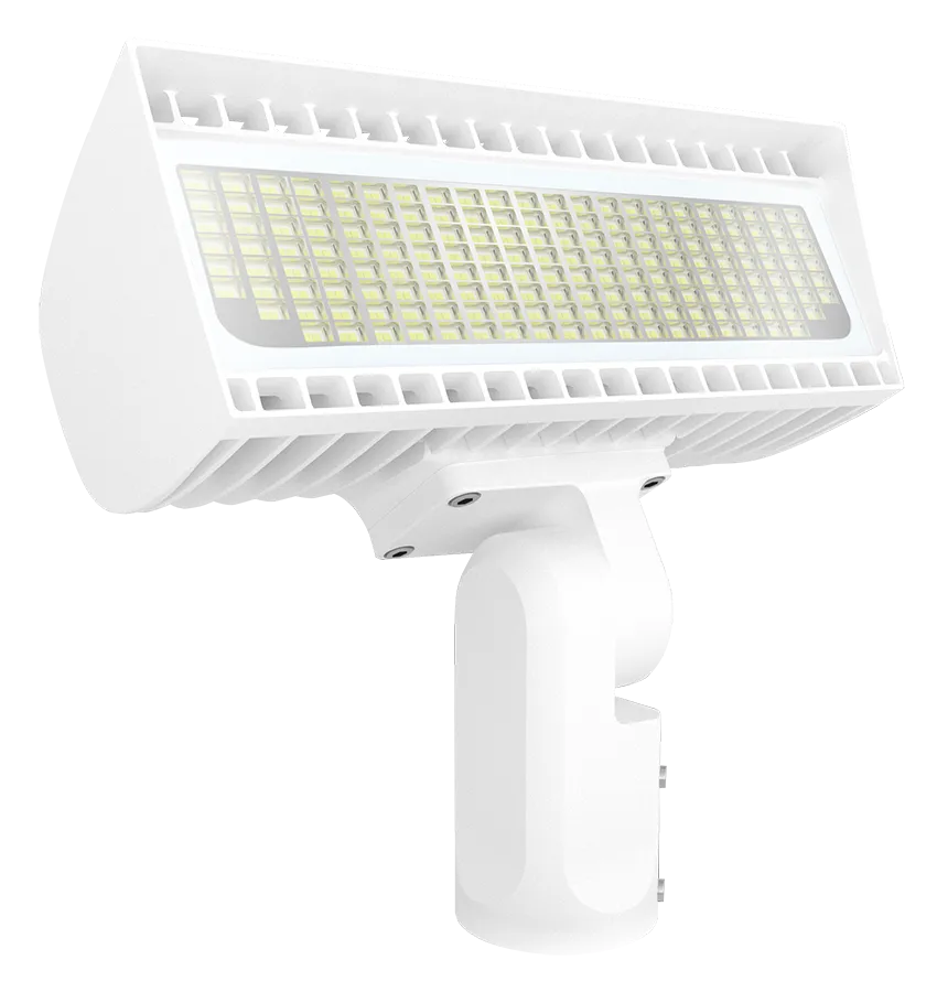 RAB Lighting FXLED LED Flood Light, Slipfitter Mount, CCT Selectable, 10,563 thru 22,727 Lumens, 480V, White, FXLEDSSFW/480